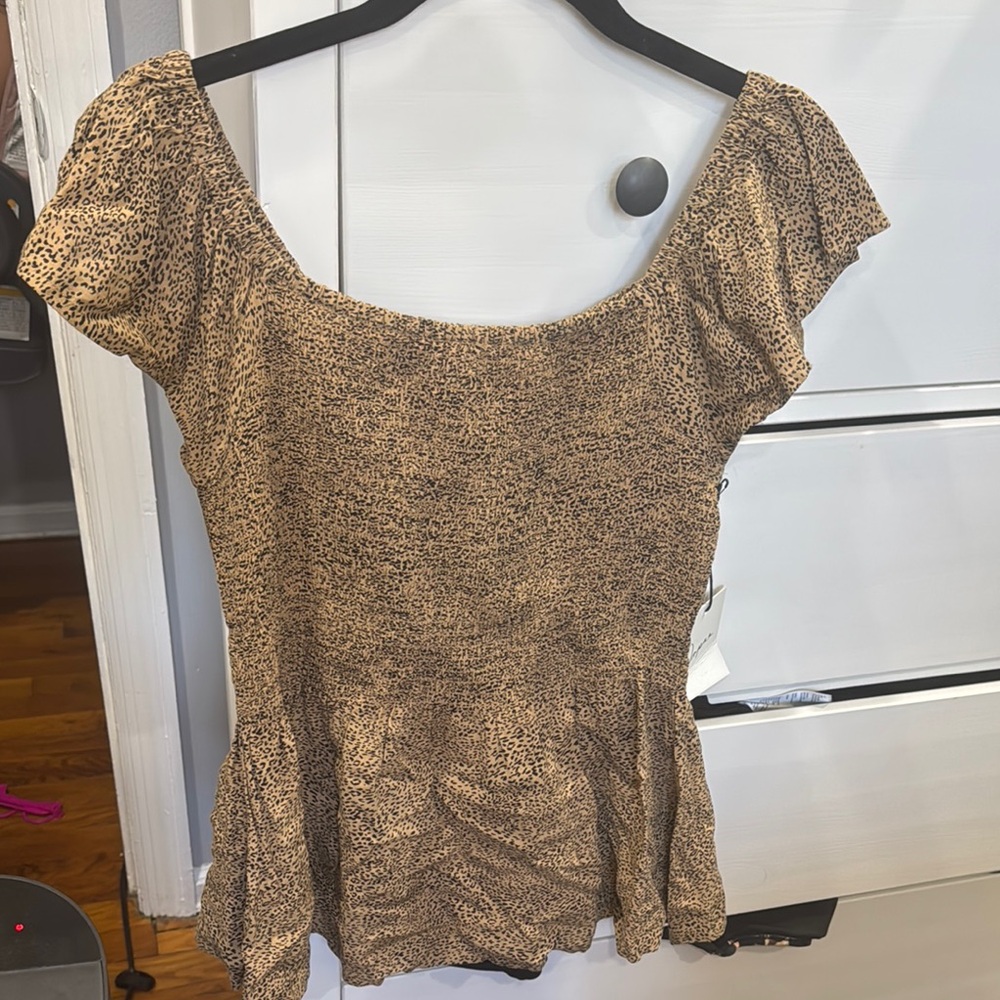 Leopard Print Women's Top
